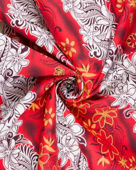 Polynesian fabric KARI Red - Tissushop